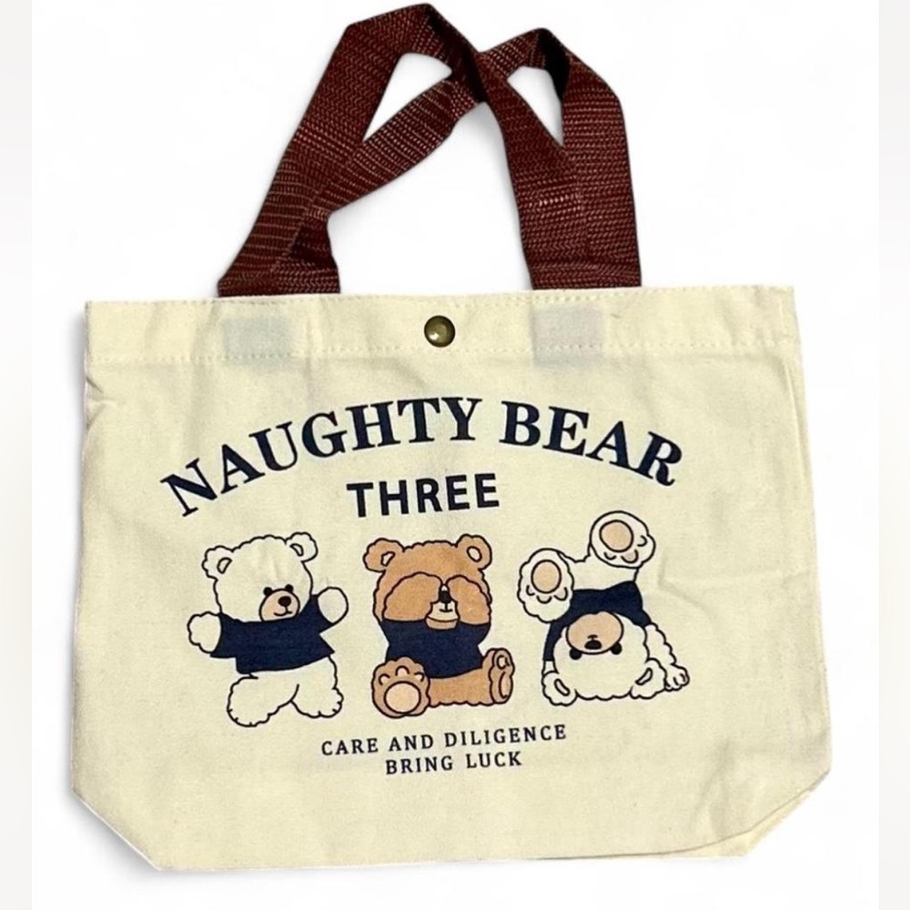 Naughty Bear Canvas Tote Bag